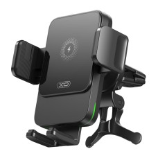 Автомобільний тримач із бездротовою зарядкою XO WX041 Dual Arm Air Outlet Wireless Charger 15W Grey